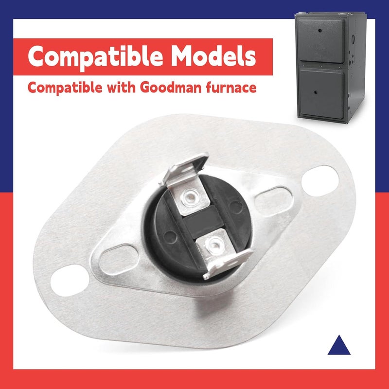 Dusledel 20162904 Primary Limit Switch 150°/110°Replacement for Goodman Furnace Replace L40-524 - Image 3